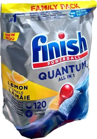 FINISH Quantum 120 ks lemon / Tablety do myčky