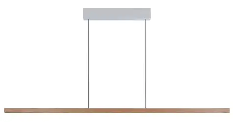 IMMAX NEO MADEIRA dřevo jasan / Lineární svítidlo / 157 cm / stmívatelné senzorem