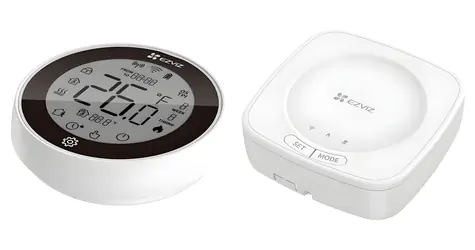 EZVIZ T56 bílá / Sada chytrého termostatu / Wi-Fi / OpenTherm / 5–35 °C