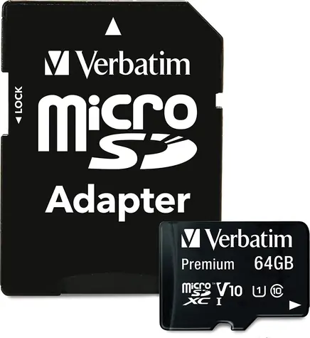 Verbatim Premium MicroSDXC 64 GB / Paměťová karta / UHS-I (U1) / Class 10 / R: 90 MB/s / W: 10 MB/s