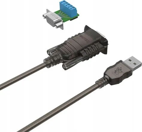 Unitek / Kabel USB-A - RS-422 / 1,5 m / černá