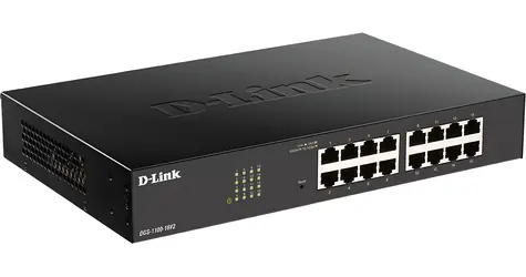 D-Link DGS-1100-16V2 / Easy Smart Switch / 16x Gigabit / fanless