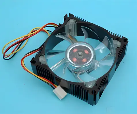 PRIMECOOLER PC-AB8025L12-4OL oranžová LED / Ventilátor do PC / 80 mm / 3-pin / 2000 RPM / hliníkový