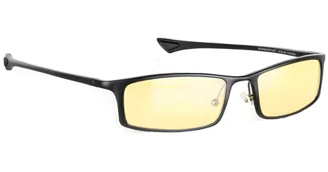 Gunnar Phenom Onyx / Brýle kancelářské / jantarová skla / černé obroučky