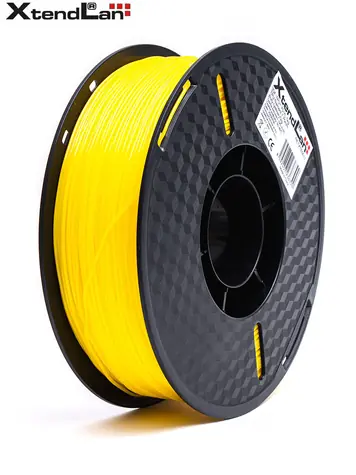 XtendLan TPU filament průhledně-žlutá / Struna pro 3D tiskárnu / TPU / 1.75mm / 1kg
