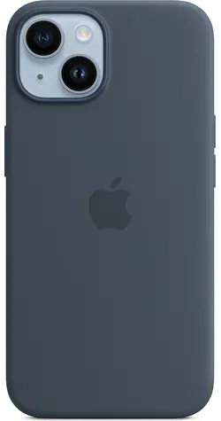 Apple silikonový kryt s MagSafe pro iPhone 14 bouřkově modrá / Kryt