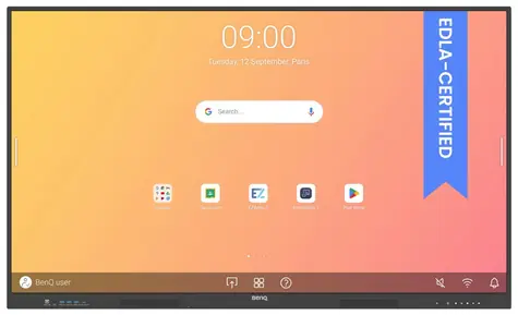 65" BenQ RE6504A / Interaktivní dotykový panel / 4K UHD / Android 13 / 40 dotykových bodů / 8GB / 64GB / 18/7
