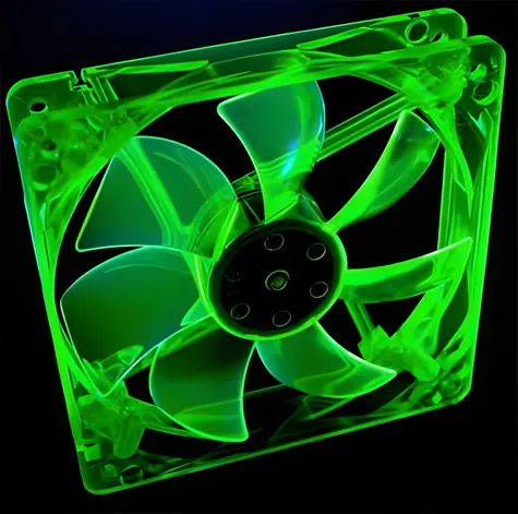 Primecooler PC-UV12025L12G zelená / Ventilátor / 120mm / 3-pin / 1800 rpm / UV