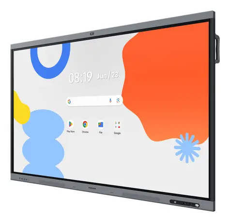 65" Samsung WA65FX-P černá / Interaktivní displej / IPS / 4K UHD / 450 cd / Android 15 / 48MP kamera / Wi-Fi 6