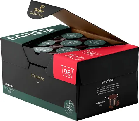 Tchibo Cafissimo Espresso Barista Brazylia / Kávové kapsle / 96 ks