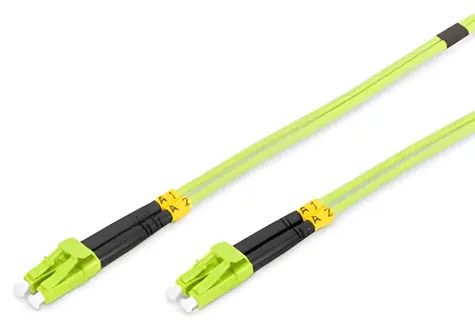 Digitus / Optický patch kabel LC/LC / Multimode 50/125 µm / OM5 / Duplex / 10 m