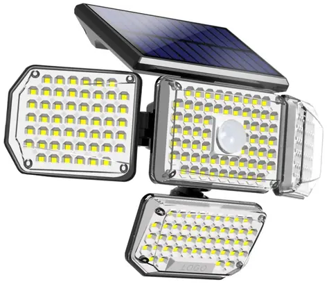 IMMAX CLOVER-2 / Venkovní solární nástěnné LED osvětlení / s externím solárním panelem / 4,5 W