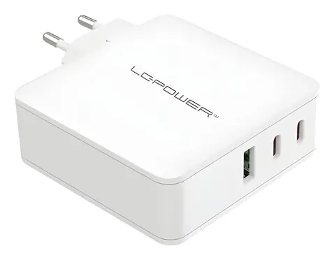 LC-Power LC-GAN-100 / Nabíjecí adaptér / GaN / 100 W / USB-C / PD