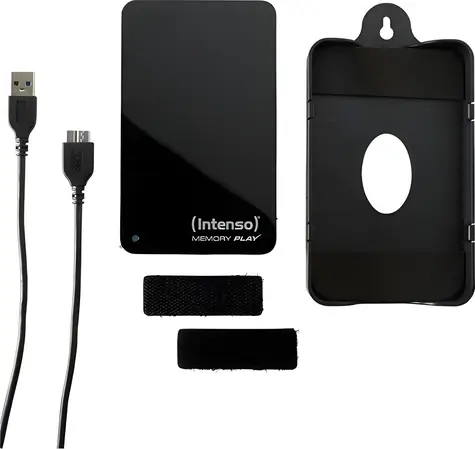 Intenso Memory Play 2 TB černá / Externí disk / 2.5" / USB 3.2 Gen 1 / R:85 MB/s / W:75 MB/s