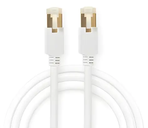 Nedis CAT6 10 m bílá / Síťový kabel / F/UTP / RJ45 - RJ45 / LSZH/PVC
