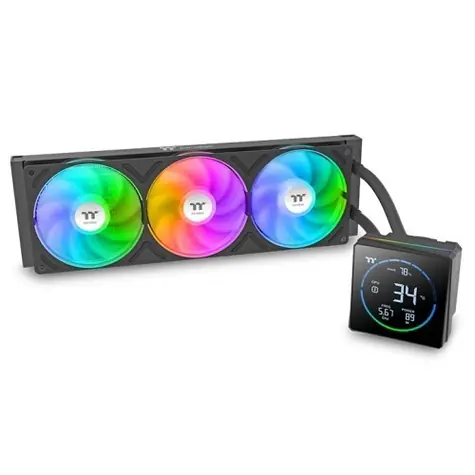 Thermaltake TH360 S V3 ARGB Sync / Vodní chlazení AIO / 360 mm / černé