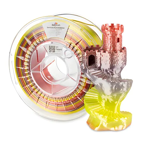Spectrum PLA Silk Rainbow earth blend / Filament / 1000 g