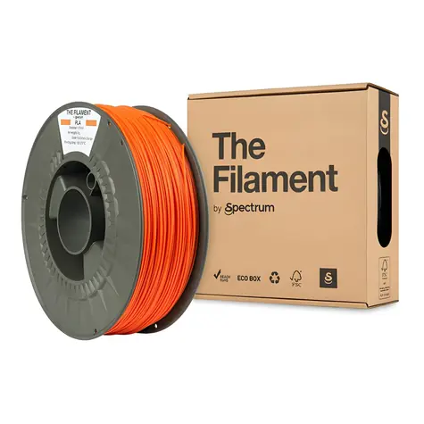 The Filament PLA machinery orange / Tisková struna / 1,75 mm / 1 kg