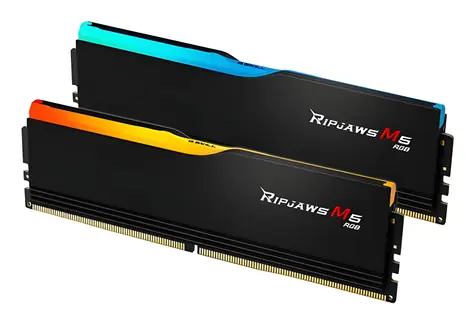 G.Skill Ripjaws M5 64GB (2x 32GB) 6000MHz černá / Operační paměť / DDR5 / CL28 / DIMM / 1.4V / RGB / XMP 3.0