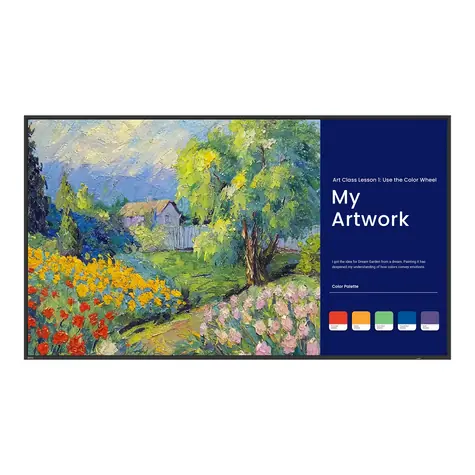86" BenQ SL8604 černá / Komerční displej / IPS / 4K UHD / Android 13 / 8 GB RAM / 2× HDMI / LAN / 24 W repro