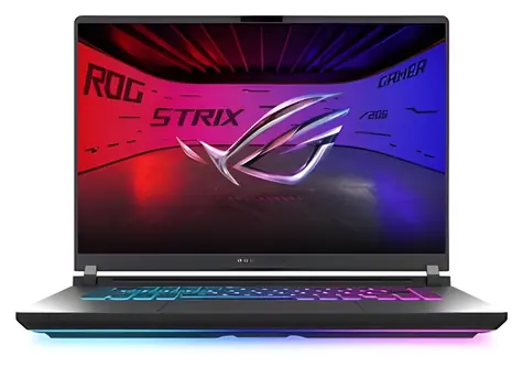 ASUS ROG Strix G16 šedá / Herní notebook / 16" 2,5K IPS / Intel Core Ultra 9 290HX Plus / 32GB / 1TB SSD / RTX 5080 8GB
