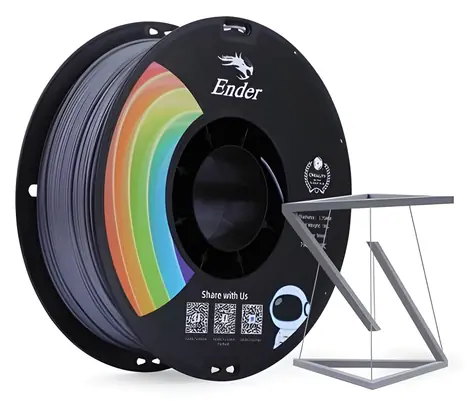 Creality Filament PLA+ šedá / Struna pro 3D tiskárnu / PLA+ / 1.75mm / 1kg