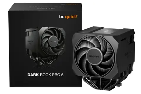 be quiet! Dark Rock Pro 6 / Vzduchové chlazení CPU / 120 mm / černé