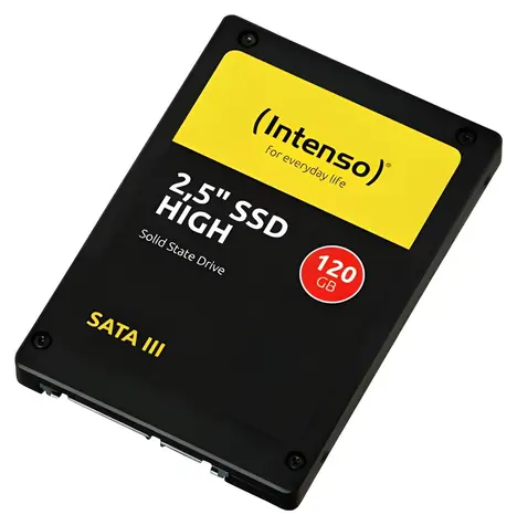 Intenso High 120 GB / SSD / 2,5" / SATA III / čtení 520 MB/s / zápis 480 MB/s