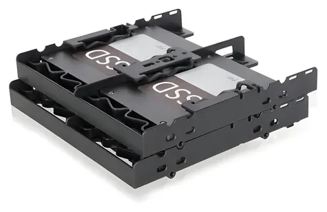 Icy Dock MB344SP Flex-Fit Quattro černá / Box pro 4x 2,5" SATA HDD/SSD / do 5,25" pozice