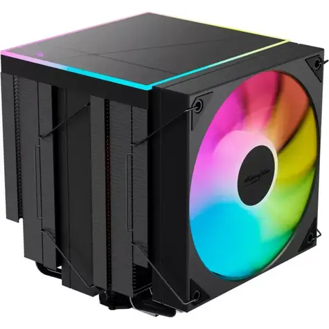Alpenföhn Matterhorn 2 Aurora Max černá / Chladič CPU / dual tower / 250W TDP / 6× heatpipe / 2× 120mm ARGB