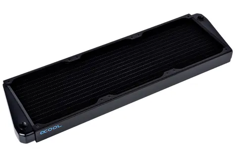 Alphacool NexXxoS ST30 Full Copper X-Flow 420mm černá / Radiátor / 3× 140 mm / 30 mm