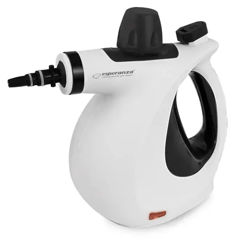 Esperanza EHS008 bílá / Parní čistič / 900 W / 350 ml / 3 bar / 115 °C