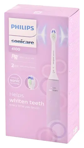 Philips 4100 Series HX3689/44 šeříková / Sonický zubní kartáček / 31.000 pulsů / 2 úrovně intenzity / časovač