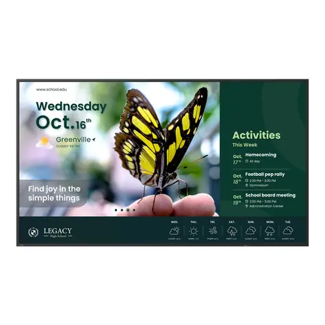 55" BenQ ST5504 černá / Komerční displej / 4K UHD / ADS / 8ms / 350 cd/m2 / Android 14 / VESA 400×200