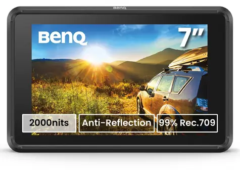 7" BenQ PVS7 černá / Kamera monitor / IPS / 1920×1200 / 2000 nits / HDMI