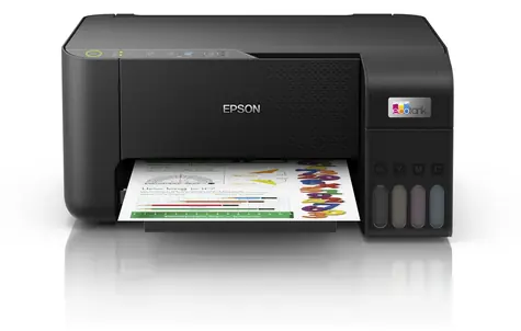 EPSON EcoTank ET-2860 černá / Inkoustová multifunkce / A4 / 33ppm / 5760x1440dpi / tisk & skenování & kop. / USB&Wi-Fi