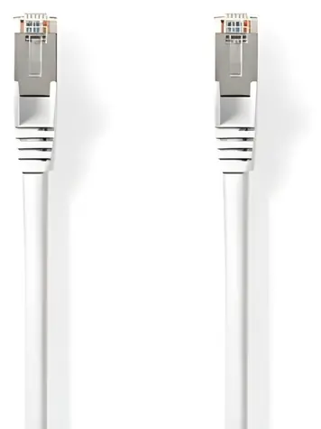 Nedis Cat 8.1 bílá / Síťový kabel / S/FTP / RJ45 - RJ45 / 10 m / LSZH