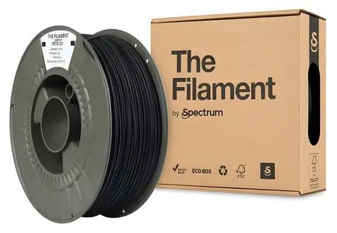 The Filament PETG CF černá / Tisková struna / 1,75 mm / 1 kg