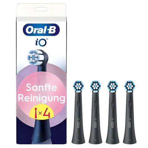 Oral-B iO Gentle Cleaning černá / Náhradní hlavice / 4 ks