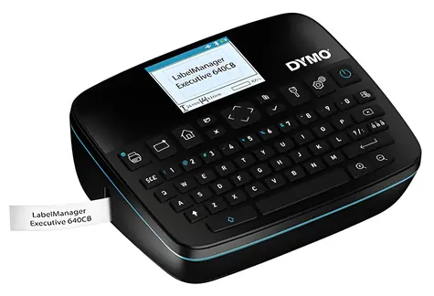 Dymo LabelManager Executive 640 CB / Tiskárna samolepicích štítků / QWERTY / pásky do 24 mm / 180 dpi / USB-C