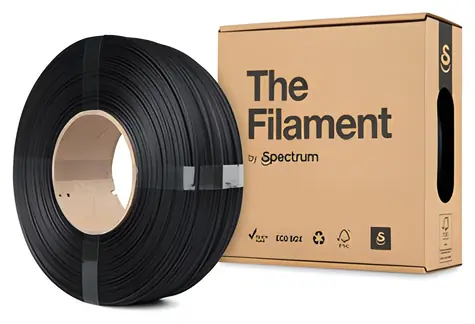 The Filament PETG CF černá / Tisková struna / 1,75 mm / 1000 g / REFILL