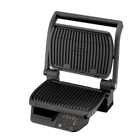 Tefal OptiGrill GC7P0810 černá / Kontaktní gril / 2000 W / displej