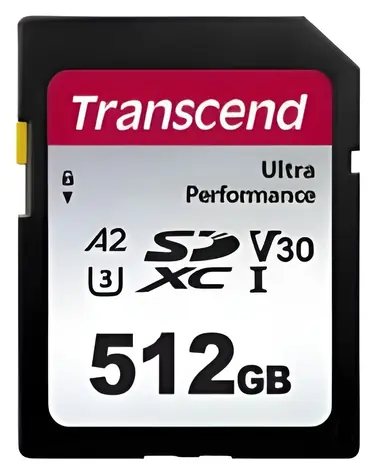 Transcend 340S SDXC 512GB / Paměťová karta / Class 10 / UHS-I U3 / V30 / A2