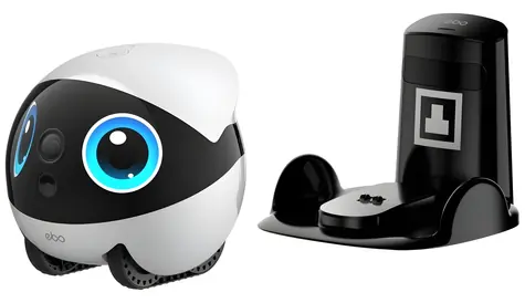 Enabot EBO Air 2 Plus bílá / Mobilní robot s kamerou / 3K / 137° / Wi-Fi / AI chatbot