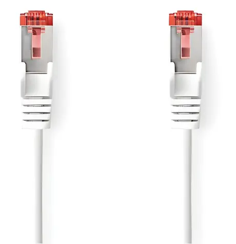 Nedis S/FTP CAT6 20m bílá / Patch kabel / RJ45-RJ45 / LSZH