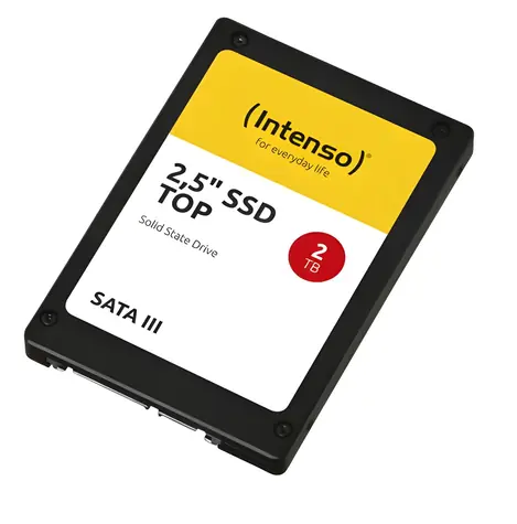 INTENSO Top SSD 2TB / 2.5" SSD / SATA III / čtení: 550 MB/s / zápis: 500 MB/s / TBW 960 TB