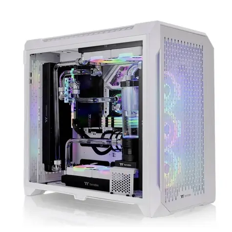 Thermaltake CTE C750 Air Snow bílá / Počítačová skříň / E-ATX / Full Tower / tvrzené sklo / 3x 140 mm