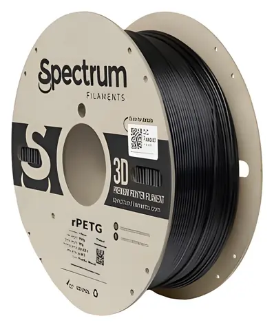 Spectrum rPETG Traffic Black / Tisková struna / recyklovaný / 1,75 mm / 1 kg