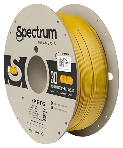 Spectrum rPETG signální žlutá / Filament / recyklovaný PETG / 1,75 mm / 1 kg