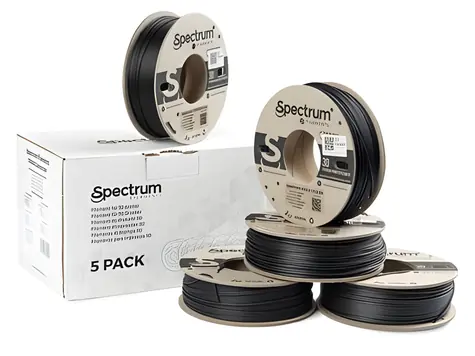 Spectrum Carbon Set 5-Pack / Filament / 1,75 mm / 5× 0,25 kg
